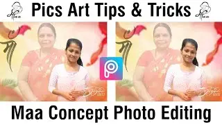 Picsart Editing Tutorial | Picsart Basics | Easy Editing | Maa Photo Editing | Maa Concept Photo |