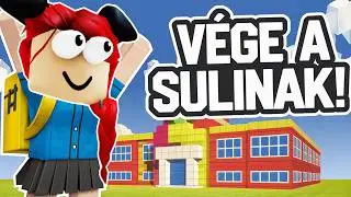 Az UTOLS&Oacute; SULIS NAP! Itt a VAK&Aacute;CI&Oacute;! - The last Day of School Roblox Story