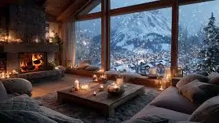 Snowy White Lounge Piano at Night | Soft Piano Music for Sleep, Study & Calm Focus