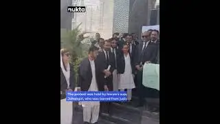 Scuffle breaks out at Islamabad High Court protest as lawyers rally behind Justice Jahangiri | Nukta
