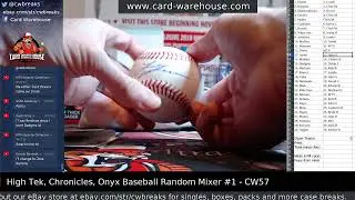 High Tek, Chronicles, Onyx Baseball Random Mixer #1 - CW57