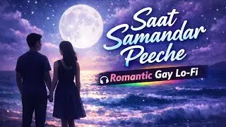 Saat Samandar Peeche Tera Naam 🌊 | Romantic Gay Hindi Lo-Fi Song | LGBTQ+ Love | Chill Vibes