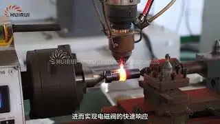 Laser cladding solenoid valve core