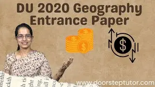 Delhi University (DU) MA Geography Entrance Exam 2020 Paper Solutions| Important Questions