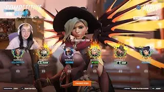 Aspen Juno + Mercy - Overwatch 2 Season 20 Top 500 Gameplay
