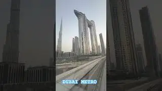 Dubai Metro! #dubai #dubaiblog #joelsoutlet #travel #shortsviral #burjkhalifa #shorts #dubaimetro