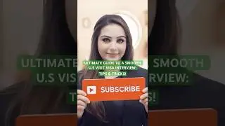 Your Ultimate Guide to a Smooth U.S. Visa Interview: Tips & Tricks! By Mariam Khan Coaching! #usa