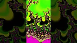 #hypnoticart #visualart #mindblowing Neon Fractal Symphony: Psytrance Vibes on a Pink Horizon