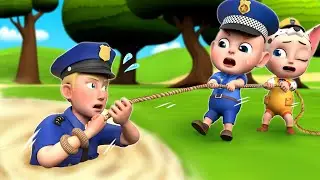 Police Rescue in Swamp | Play Safe | Safety Cartoon | Rosoo Nursery Rhymes