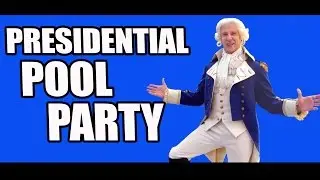 Presidential City - Pool Party Invitation