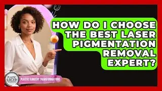 How Do I Choose The Best Laser Pigmentation Removal Expert? - Plastic Surgery Transformations