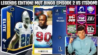 LEGENDS EDITION! MUT BINGO EPISODE 2 VS ITSDOM! | MADDEN 23 ULTIMATE TEAM