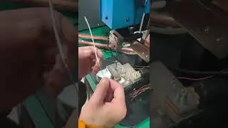 Precision resistance spot welding copper terminal #transformers #weldingmachine #manufacturing #cnc