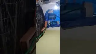 Um pouquinho do sistema de caixa d'água e piscina 2500 litros de água.