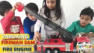 UNBOXING FIREMAN SAM FIRE ENGINE - FIRE FIRE FIRE 🔥 🔥 Unboxing Fireman Sam toys by Funniesarefun