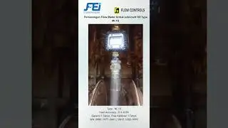 Pemasangan Flow Meter Untuk Lubricant Oil Type M-15 #flowmeter #machine