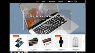 E-commerce Website Layout || Fully Responsive | Code with Vicky | #Shorts