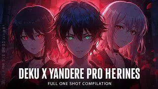 Deku x Yandere Pro Heroines Harem | Dark Romance Compilation | Full One Shot Texting Story 