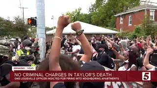 Activists protest charges in Breonna Taylor's death