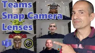 👺How to use filters and lenses in a meeting with Teams, Zoom, Meet, Webex using Snap Camera