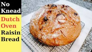 10-minute Cinnamon Raisin Bread | Dutch Oven Bread