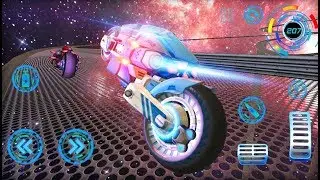 Space Bike Galaxy Race - Android Gameplay FHD