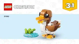 LEGO 31382 Instructions | Creator 3in1 | Playful Puppy | Duck