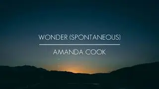 Wonder (Spontaneous) -  Amanda Cook (Legendado) // With Lyrics