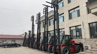 Articulated Forklift Design Cuts Shipping Costs | 6 Units to African Clients
