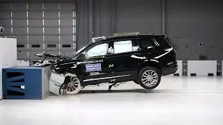 2023 Cadillac XT6 updated moderate overlap IIHS crash test