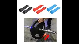 Portable Anti Slip Silicone Weight Plate Barbell Pad Deadlift Wedge for Weight Lifting
