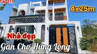 Nhà Đẹp - Xây Dựng Tâm Huyết - Gần Chợ Hưng Long | Nhà Long An
