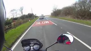 yamaha ybr 125/ drift hd stealth 170 test.