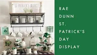St  Patrick's Day Rae Dunn Display 2022
