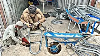 Amazing Handmade Craft Wheelbarrow Making and Local Workshop