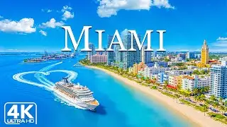 MIAMI 4K DRONE FOOTAGE | Iconic Skyline, Crystal Beaches & Vibrant City Energy