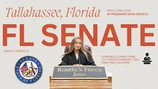FLORIDA SENATE INTERN WEEK VLOG🇺🇸👩🏼&zwj;⚖️ I GOT PRESIDENT! - Bills, Connections, Experience, and more!