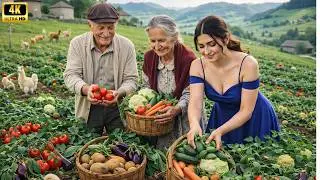 Life in the Countryside Garden | Growing and Harvesting Fresh Vegetables