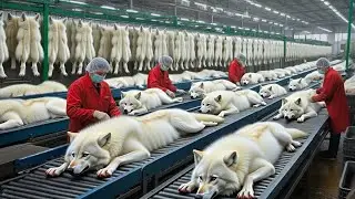 Inside the Silver Fox -Leather Factory: From Farm to Luxury Item (Full Process)