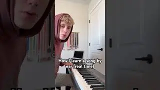 This is what learning a song by ear actually looks like #piano #clocks #pianobyear