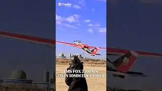 #FMS #Fox 2300mm #Twin 50mm EDF Glider #Hand Launching #Beutifull Flight #Shorts