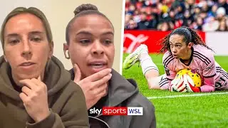 Why are WSL goalkeepers wasting so much time? 👀 Nikita Parris & Jordan Nobbs discuss on Pitch to Pod