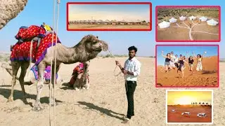 सबसे खूबसूरत जगा || oh my God 😱 Sam Sand Dunes Desert Safari Camp