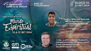 Bloco 3: Eixo O Reencarnar | 9º Congresso Espírita de Sergipe