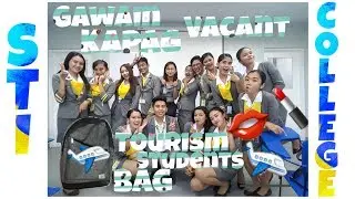 What's Inside a Tourism Students Bag | Gawain Kapag Vacant | Kilay Goals | STI College | Vlog 03