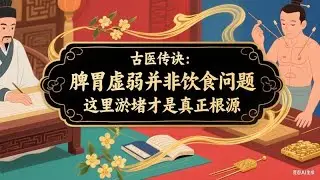古医传诀：脾胃虚弱并非饮食问题，这里淤堵才是真正根源
