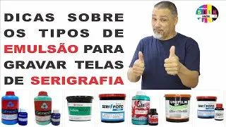 Serigrafia e os tipos de emulsão que usamos