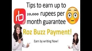 Rozzbuzz wemedia||Rozzbuzz login||rozzbuzz payment proof||earn up to 20000 ₹ per month|