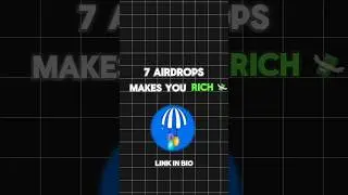 7 Airdrops Makes You Rich 🤯🪂 | Telegram airdrop listing date #crypto #listingdate #shots #airdrop