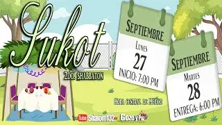 🔴ENTREGA DEL SEGUNDO SHABAT DE LA GRAN FIESTA DE SUKOT 2021 por el Roeh Dr. Javier Palacios Celorio